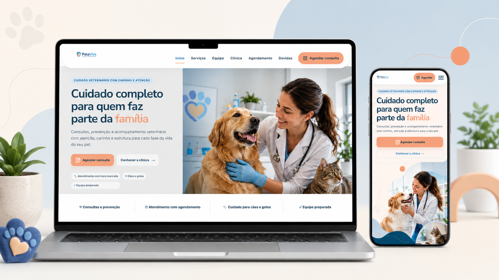 Projeto PataViva Clínica Veterinária